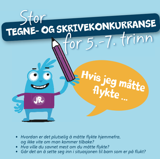 Barn på flukt – Tegne- og skrivekonkurranse for 5. – 7. klasse (ny frist 8.nov 2016) post thumbnail image