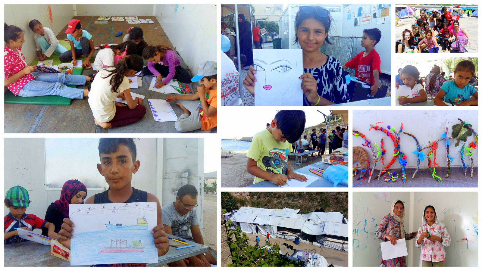 Prosjekt Hellas: Barn på flukt tegner og forteller post thumbnail image